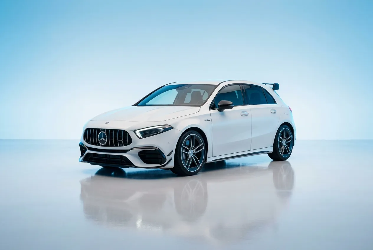מרצדס-AMG A 45 S 4MATIC+ לבן